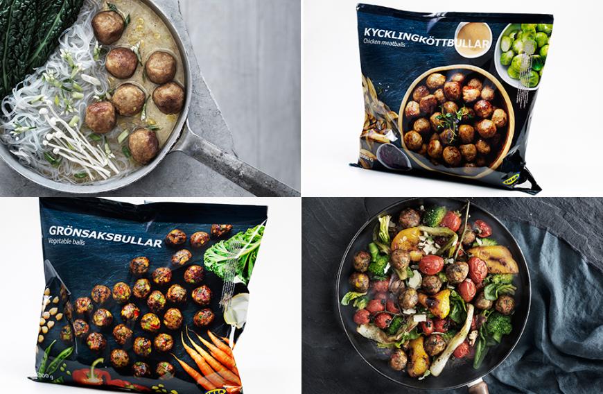Köttbullar in der Geflügel- und Veggie-Variante!
Für so manchen Ikea-Besucher gehört zu einem Ausflug in das Möbelhaus ein Köttbullar-Schmaus mit Pommes und Preiselbeeren unbedingt dazu. Jetzt gibt's die runden Fleischbällchen endlich auch in der Geflügel- und Veggie-Variante - auch tiefgefroren im Schweden-Shop erhältlich. Gemüsebällchen