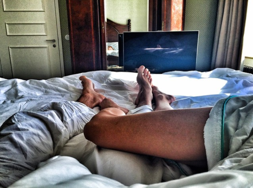 Auch wird mal ein ganzer Sonntag im Bett verbracht.