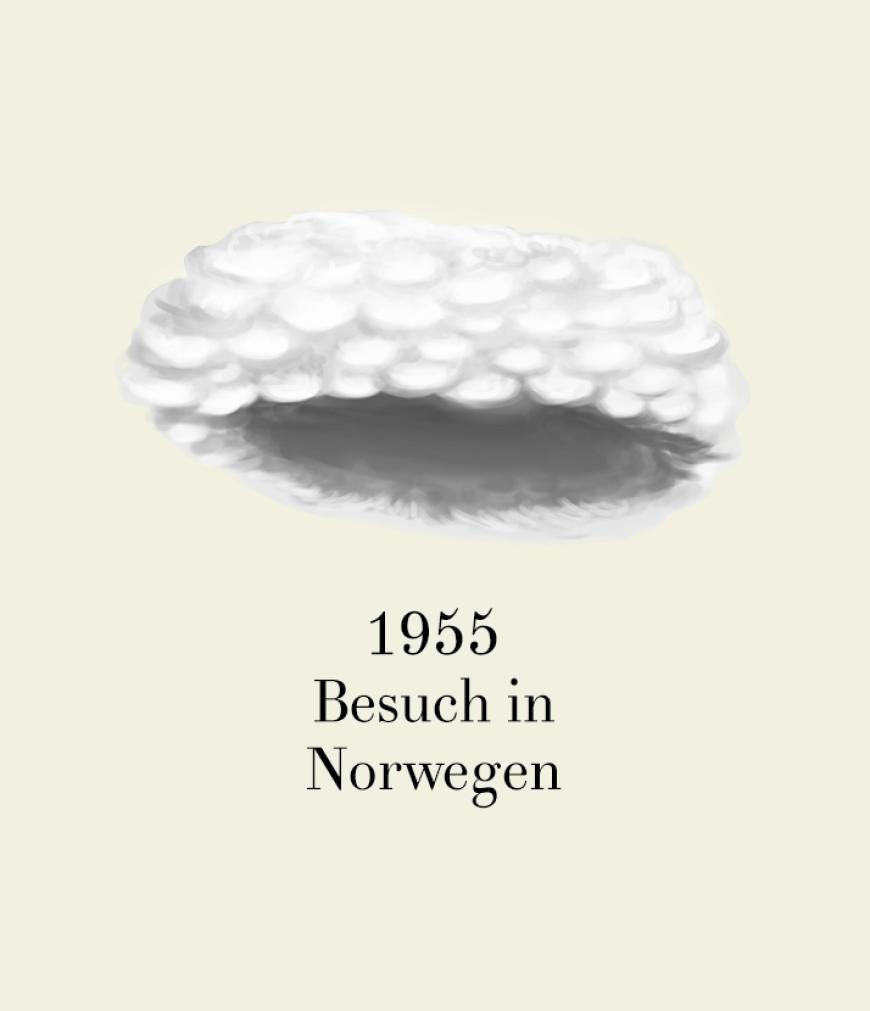 Fluffig und weiß ging es nach Norwegen