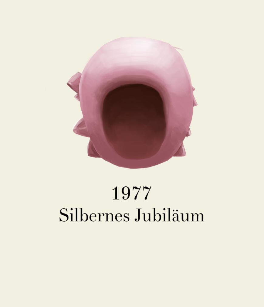 Wieder pink mit Schleifendetails am Hinterkopf