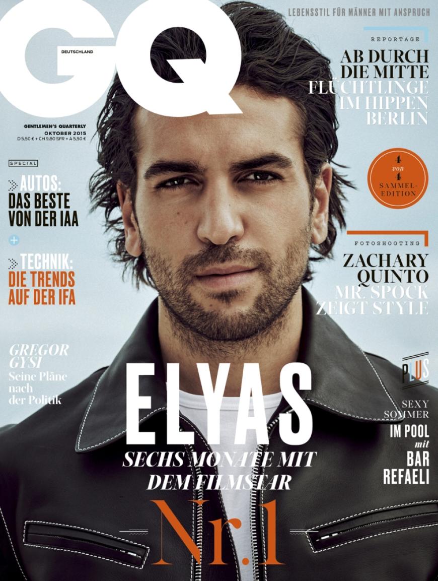 Gleich viermal ist Elyas M'Barek auf dem Cover zu sehen - hier eins der Motive.