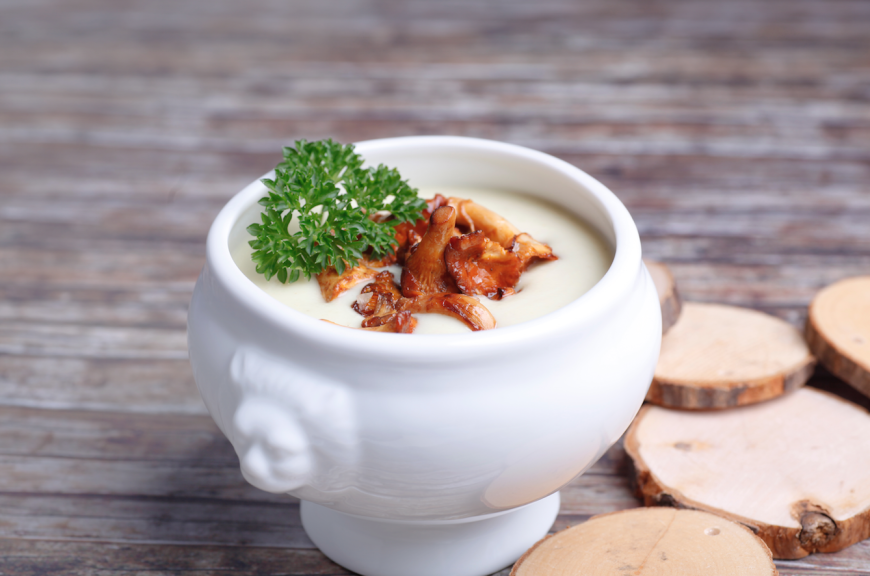 Herrlich lecker. Die Pilz-Cremesuppe von Detlef D! Soost