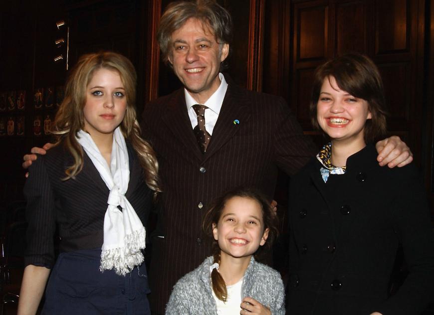 Peaches Geldof (l.) und Tiger Lily (Mitte unten) im Jahr 2006.