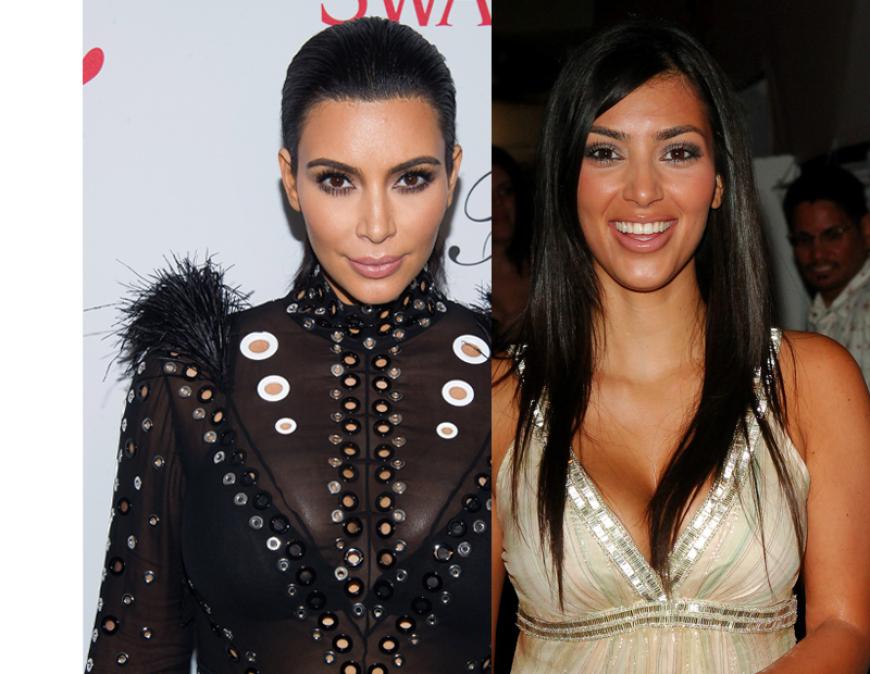 Kim Kardashian sieht heute deutlich anders aus als noch im Jahr 2006.