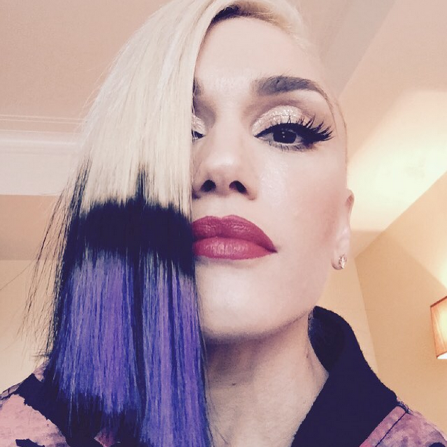 Neue Frise, Neues Leben! - Das dachte sich wohl auch Sängerin Gwen Stefani und setzt dabei auf Lila.