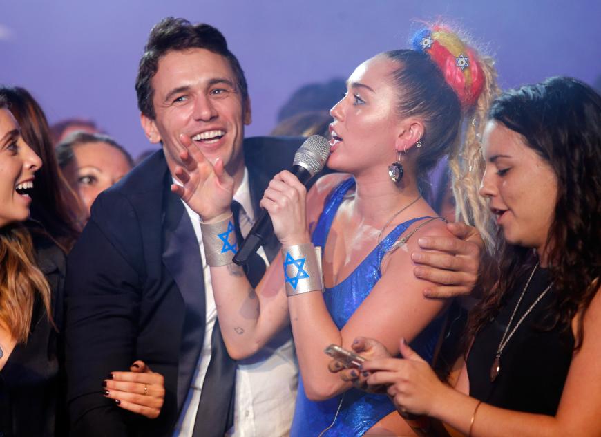 James Francos Bar Mitzwa hatte es in sich! Dafür sorgte nicht zuletzt Miley Cyrus.