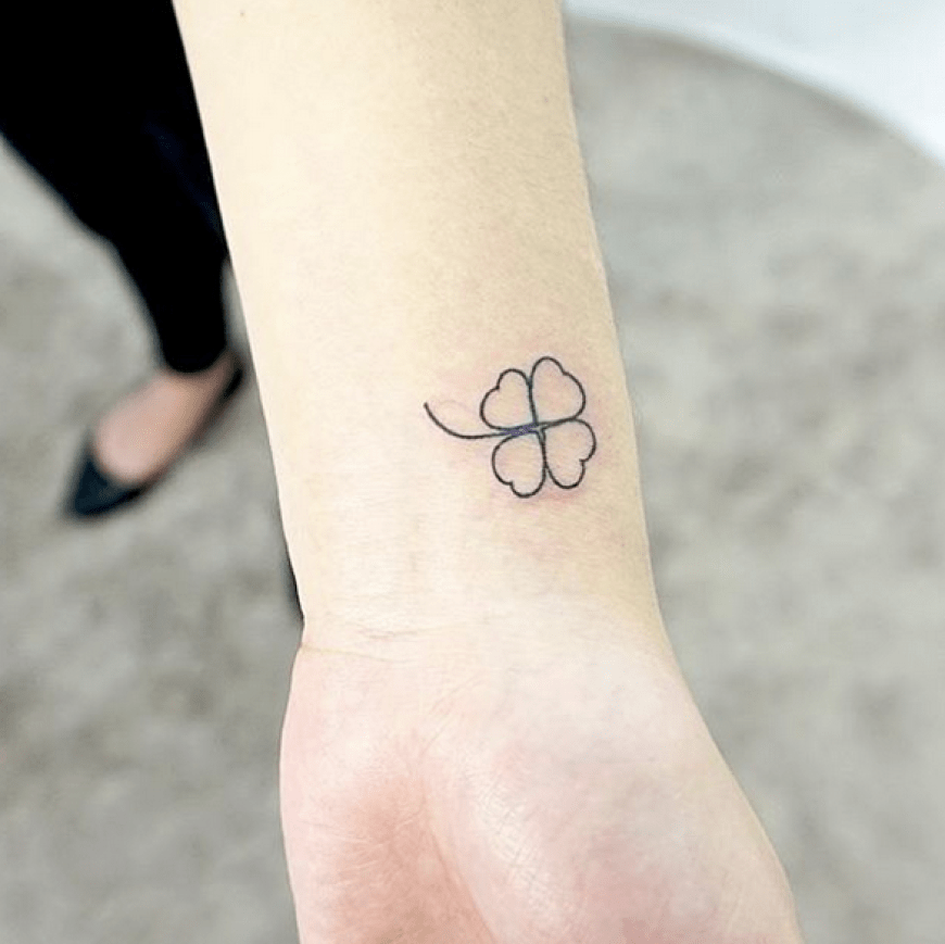 Kleeblatt Tattoo Klein Aber Fein Die Süßesten Mini Tattoos Ok