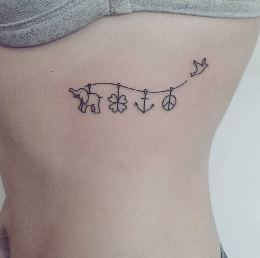 HerzTattoo Klein, aber fein Die süßesten Mini Tattoos OK! Magazin
