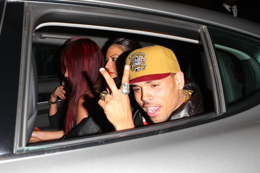 Chris Brown hatte scheinbar auch einen oder zwei Drinks zu viel.