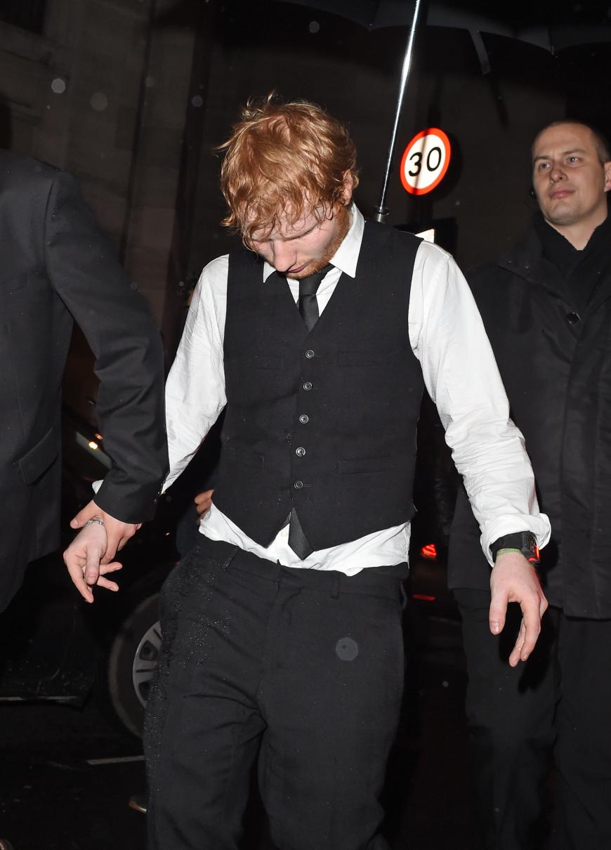 Ed Sheeran hatte offensichtlich eine Menge Spaß bei der