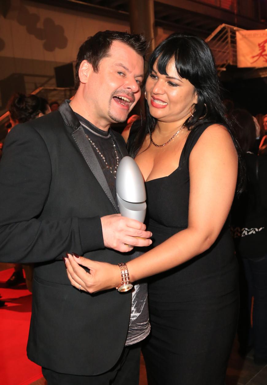 Happy day: Ingo Appelt freute sich nicht nur über einen Comedypreis sondern machte auch seiner Liebsten einen Heiratsantrag.