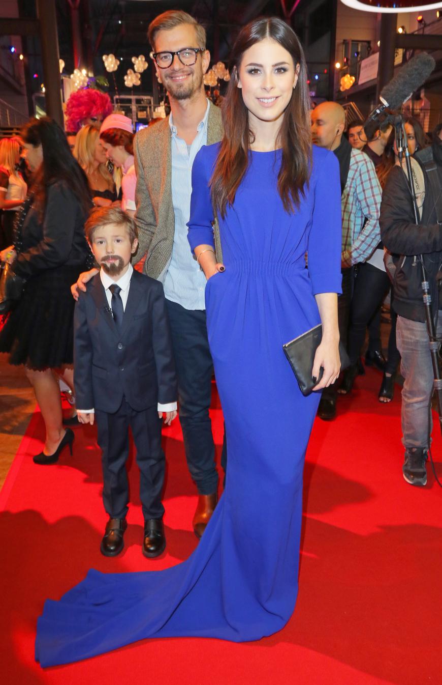 Sahen aus wie eine kleine Familie: Lena Meyer-Landrut wurde von Joko Winterscheidt und