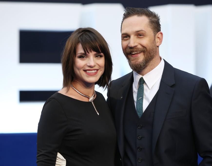 Glückliche Eltern: Tom Hardy und seine Frau Charlotte freuen sich über ihr erstes gemeinsames Baby.