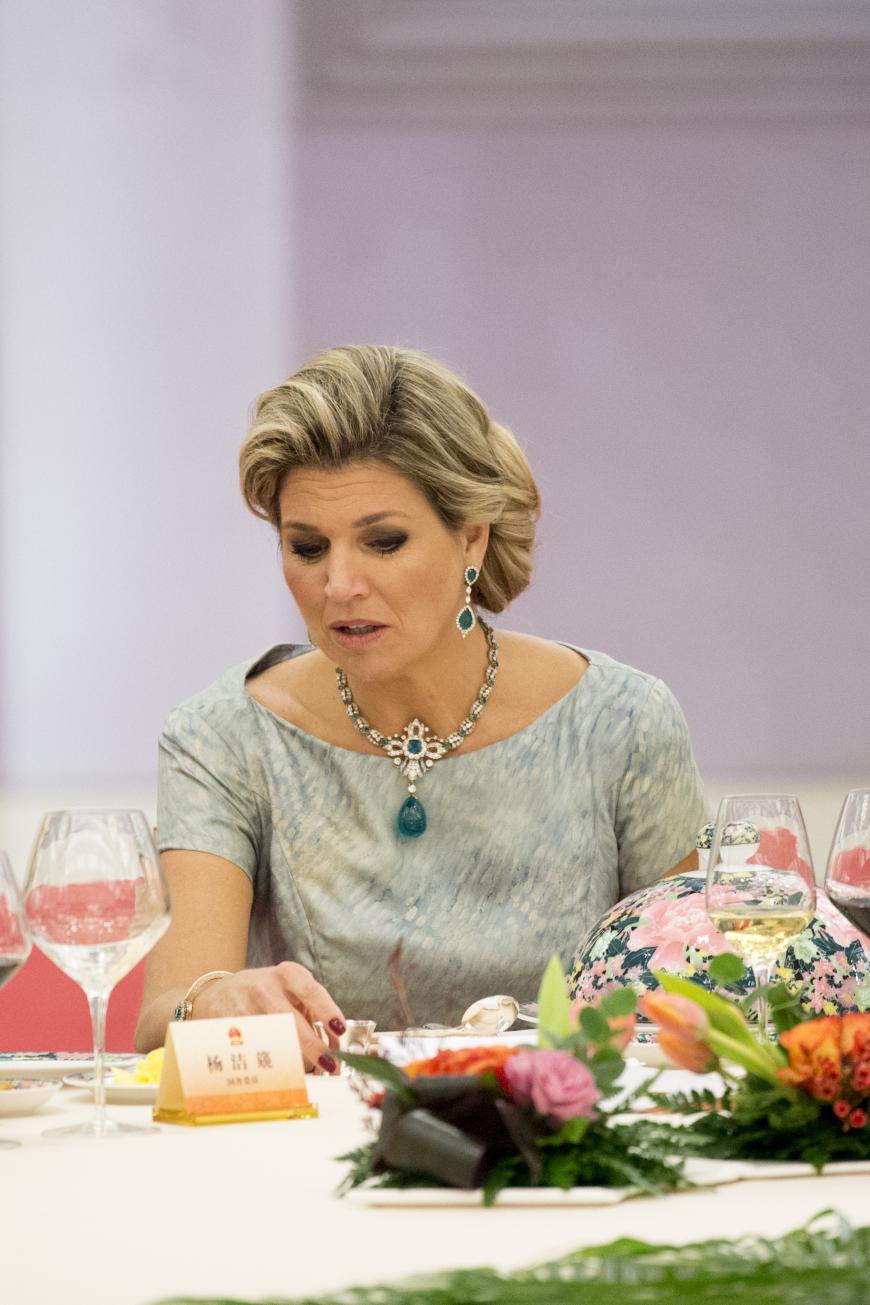 Königin Máxima bei ihrem China-Besuch.