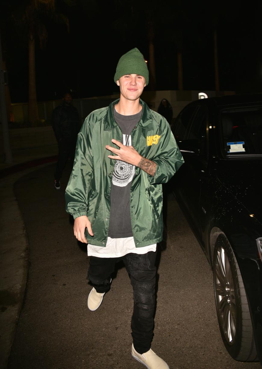 Justin Bieber sah nach den Skandälchen der letzten Tage müde und mitgenommen aus.
