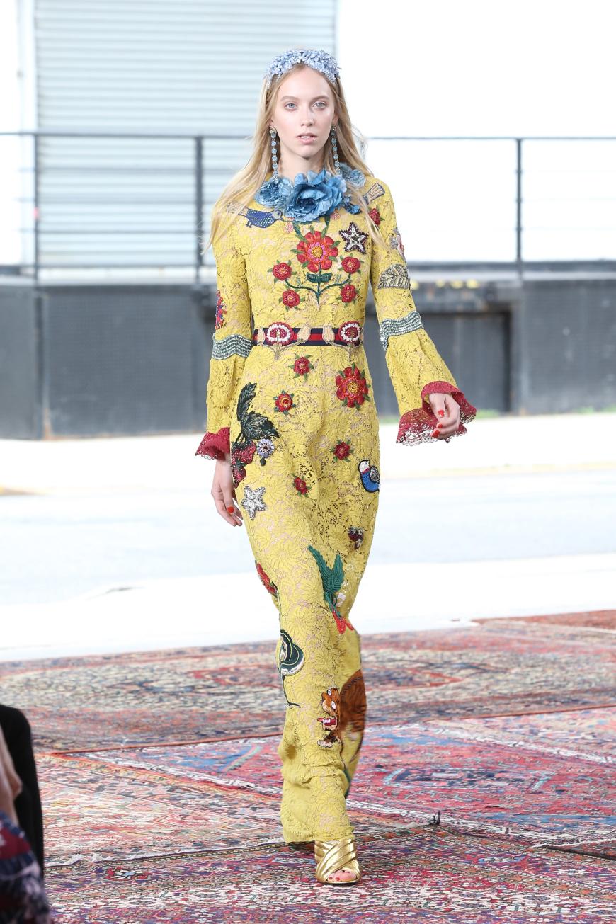 An dieser Kollektion haben sich so einige Stars bedient. Die Gucci Cruise kam ziemlich gut an!