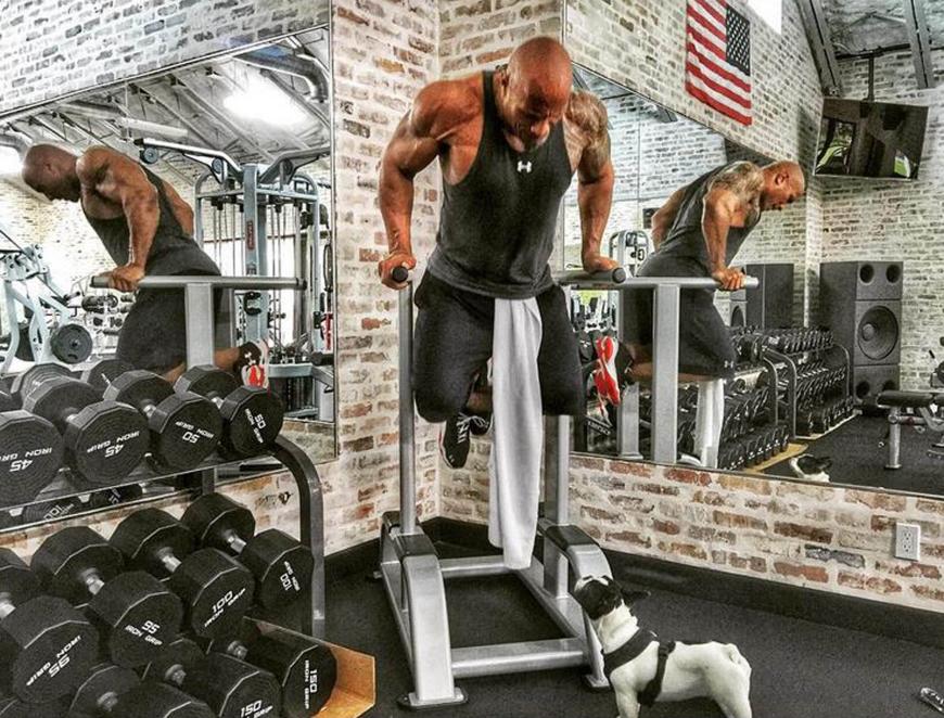 Klar, Dwayne Johnson braucht ordentlich Gewichte für sein Workout!