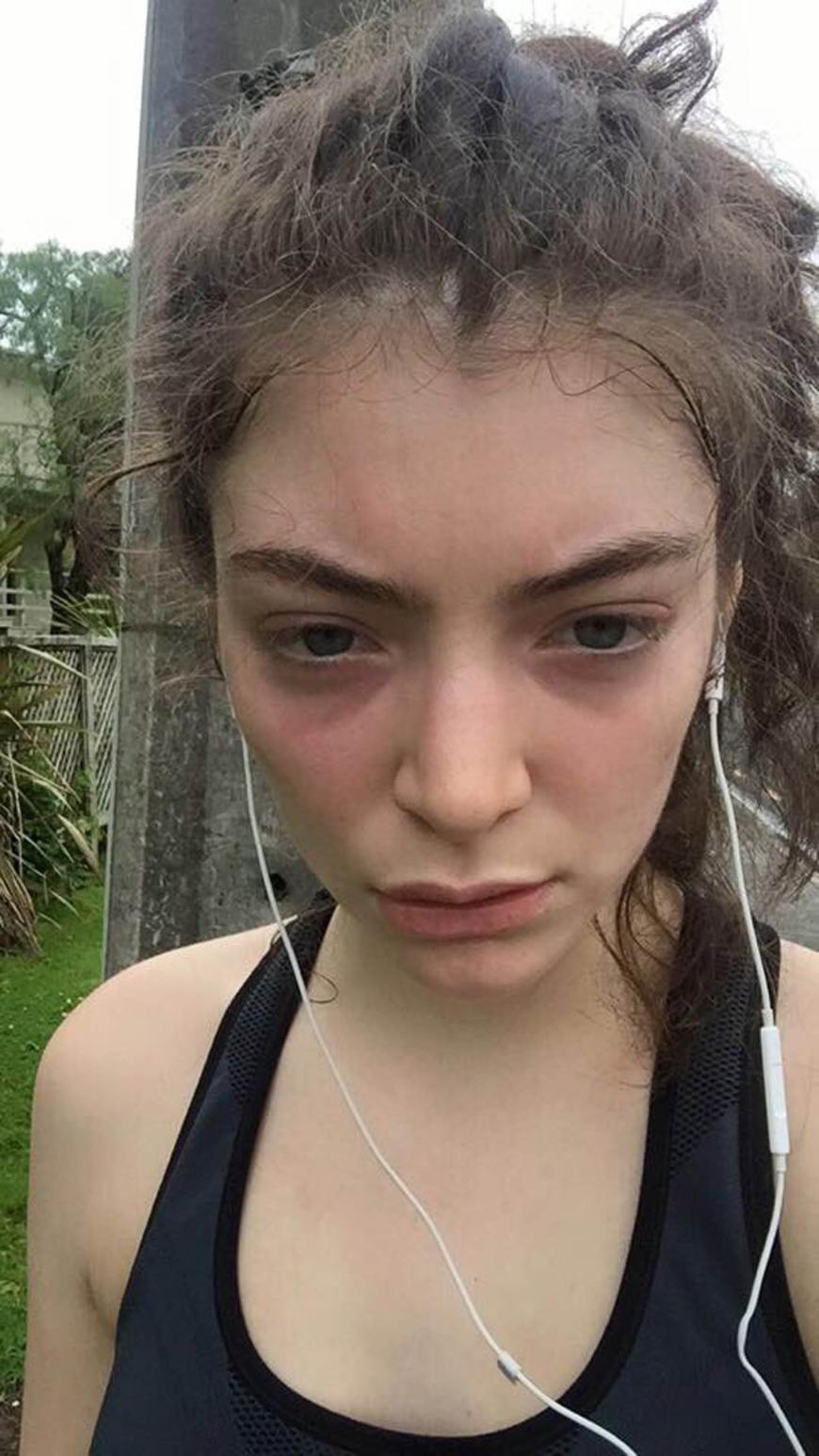 So sieht Lorde nach dem Training aus - fast wie wir!