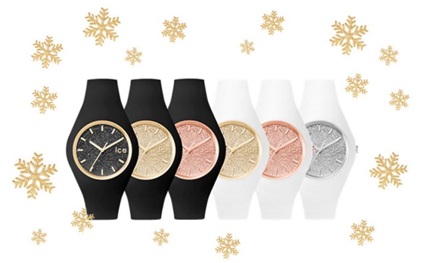 Wie frisch gefallener Schnee glitzern die neuen Modelle der ICE glitter Kollektion von ICE-Watch am Handgelenk, ab ca. 99 €