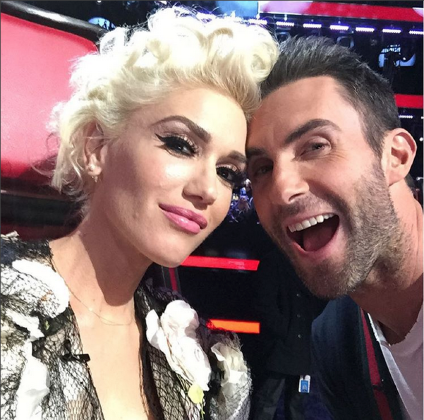 Selfie-Alarm! - Gwen Stefani & Adam Levine hinter den Kulissen von