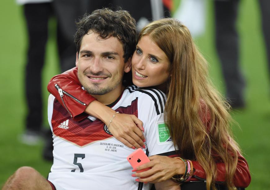 Und noch eine Fußballer-Hochzeit: Am 15. Juni 2015 heiratete