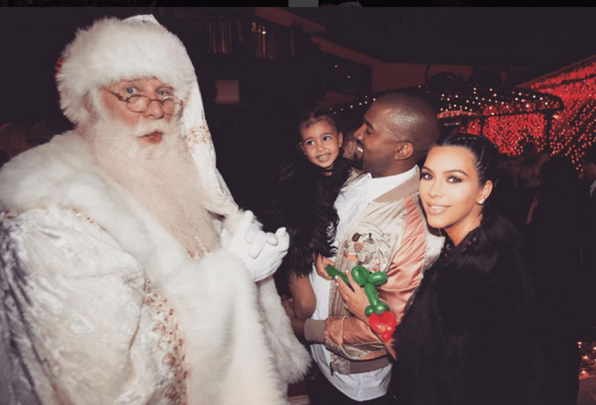 Ho Ho Ho! North West bei einer Audienz beim Weihnachtsmann