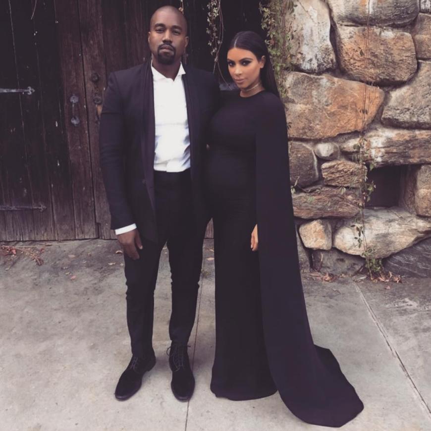 Glückliche Eltern: Kanye West und Kim Kardashian.