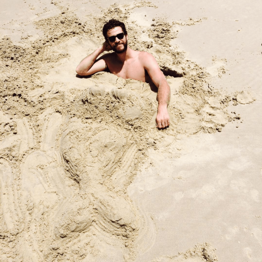 Sexy Meermann! Liam Hemsworth entspannt in seiner Heimat Australien am Strand.