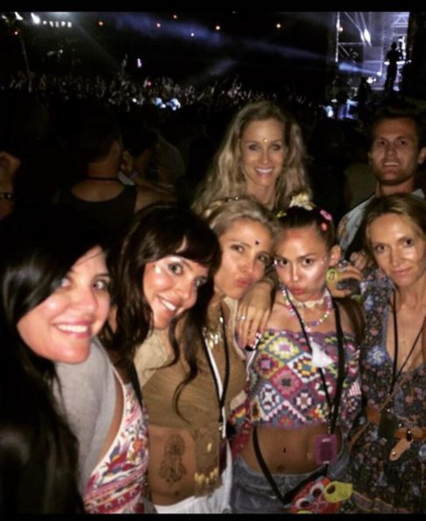 Miley Cryus und Elsa Pataky machten die Nacht zum Tag.