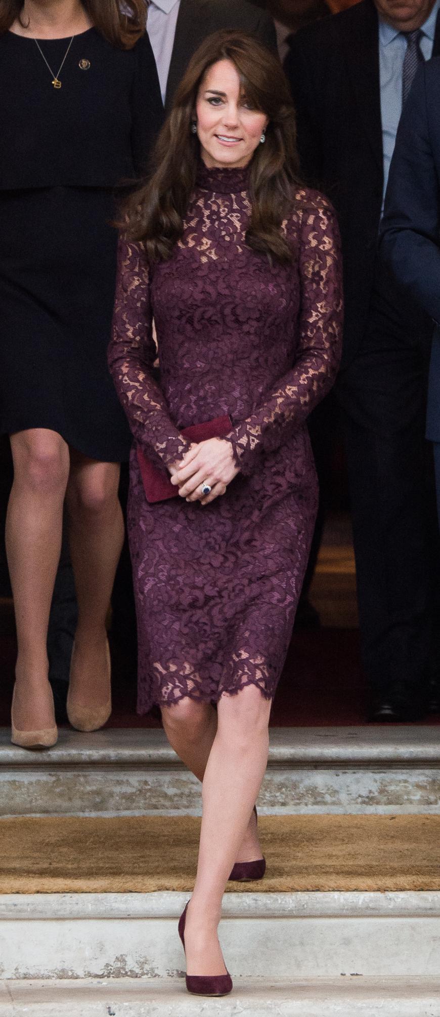 Wow-Auftritt: Spitzenmäßig sah die royale Schönheit in einem Dolce & Gabbana-Kleid aus.