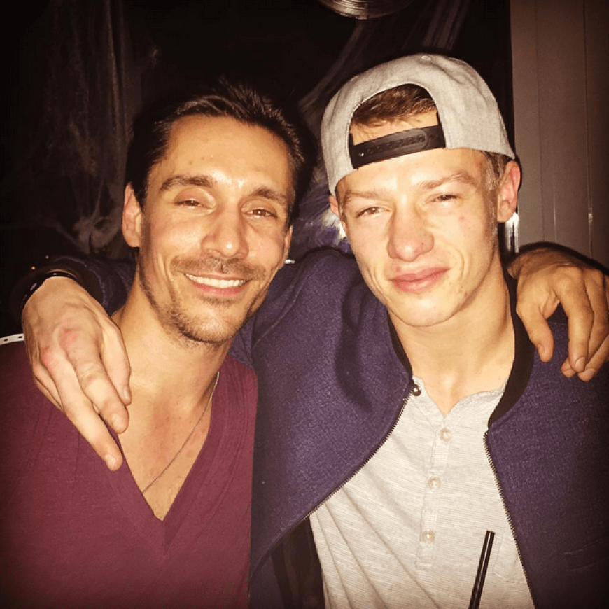 Erzfeinde in der Serie, gute Freunde im echten Leben: Philipp Christopher alias Serien-Bösewicht „David