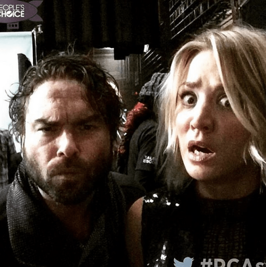 Backstage-Selfie!