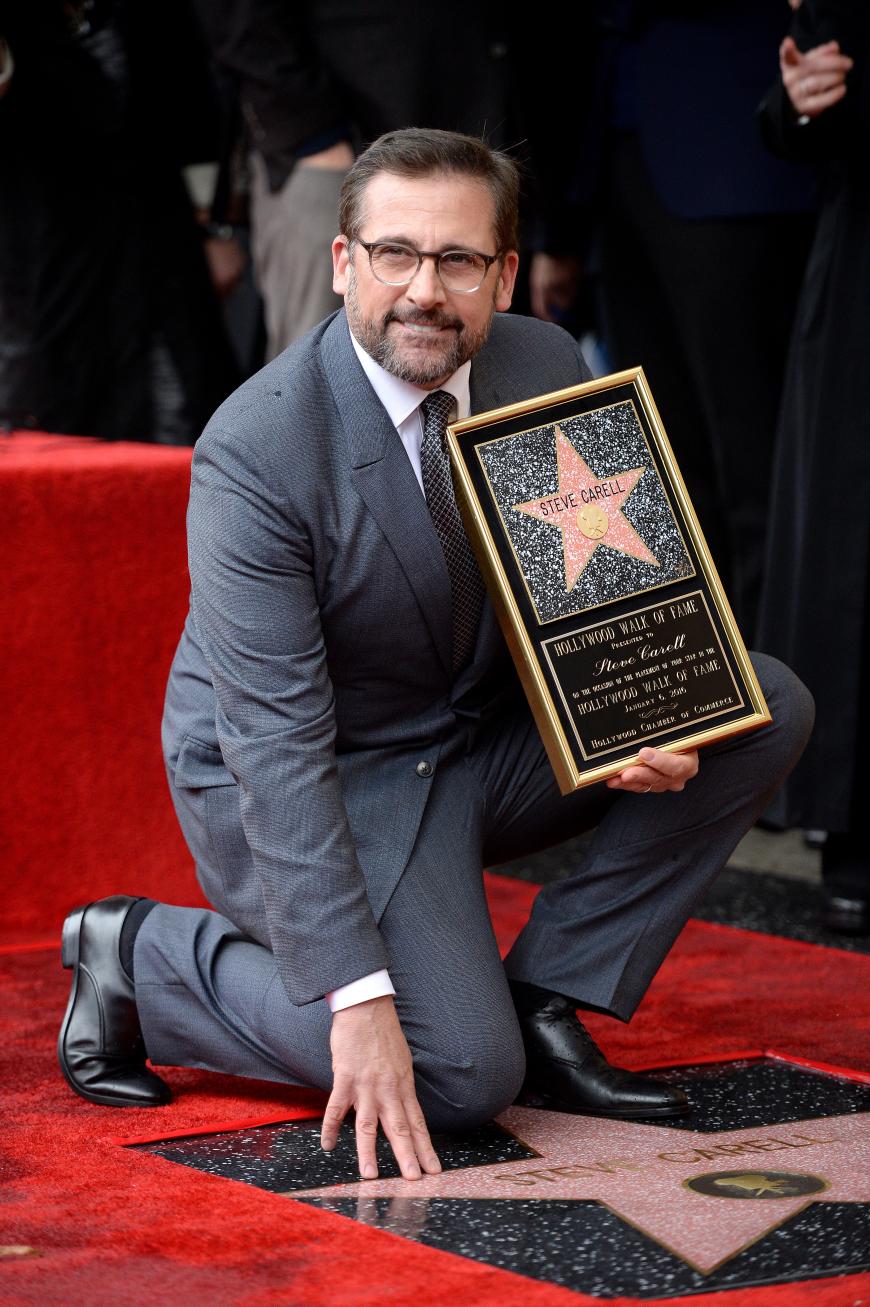 US-Comedian Steve Carell hat jetzt auch einen Stern! Mit Filmen wie