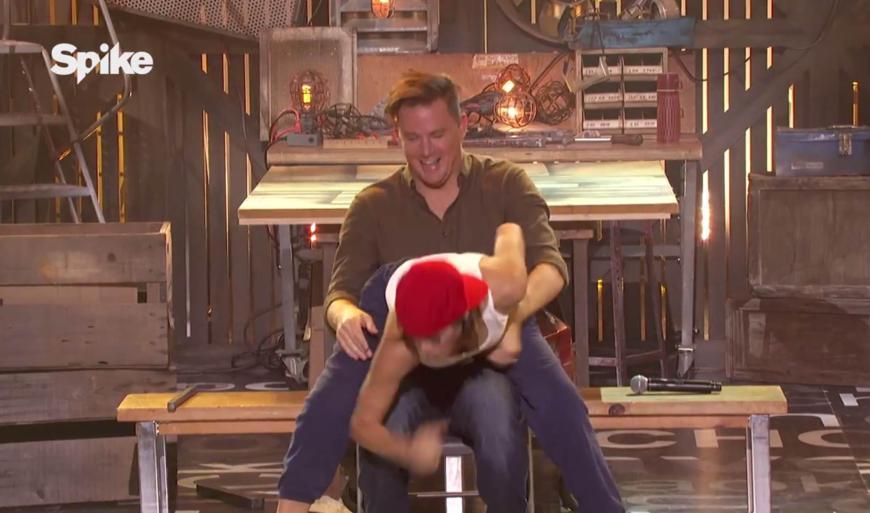 Die Schauspielerin parodierte damit einen Auftritt ihres Mannes in dem Film „Magic Mike