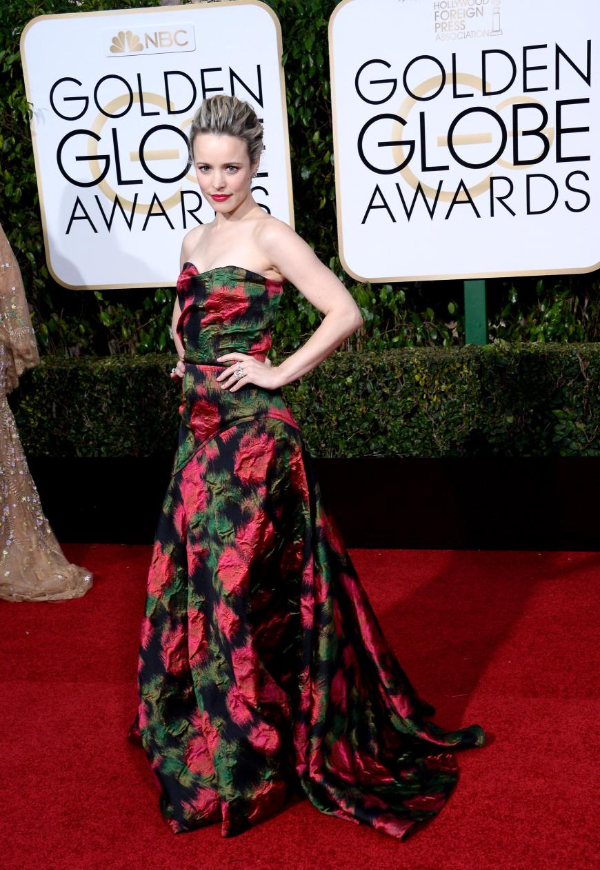 Noch so eine tolle Frau ist Rachel McAdams, die jedoch mit ihrem floralen Teppichkleid nicht bei uns punkten konnte.