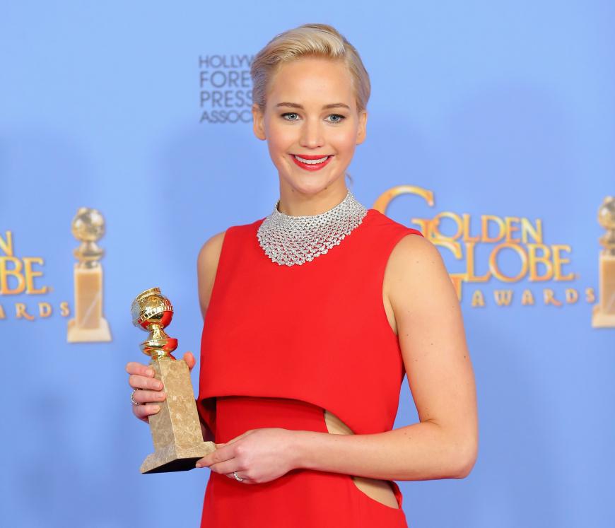 Jennifer Lawrence gewann einen Golden Globe für ihre Leistung in