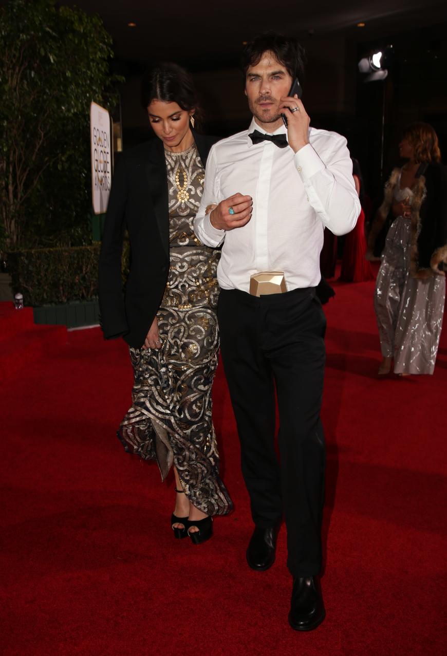 Nikki Reed und ihr Mann Ian Somerhalder eilen von einer After-Party zur anderen. Dabei hat der