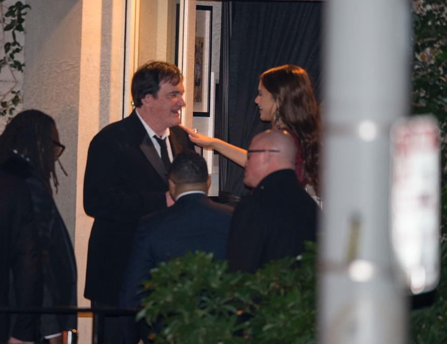 Quentin Tarantino trifft bei der CAA Golden Globes After Party auf alte Bekannte.