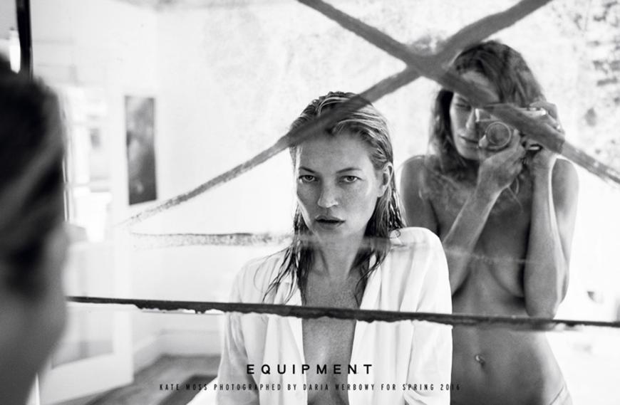 Kate Moss und Daria Werbowy für Equipment Spring/Summer