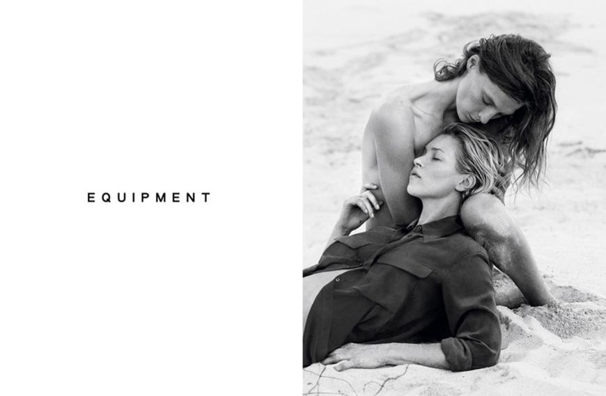 Kate Moss und Daria Werbowy für Equipment Spring/Summer