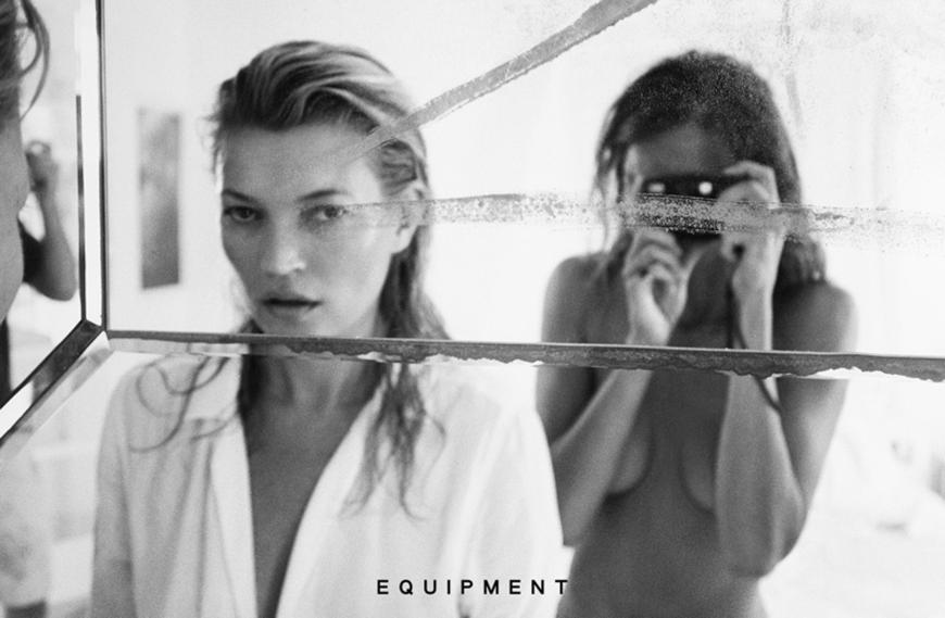 Kate Moss und Daria Werbowy für Equipment Spring/Summer