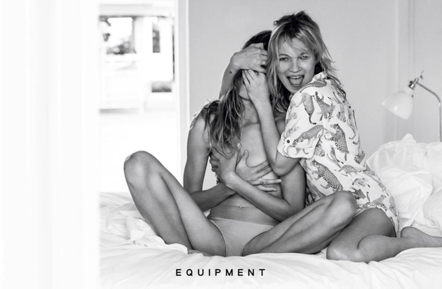 Kate Moss und Daria Werbowy für Equipment Spring/Summer