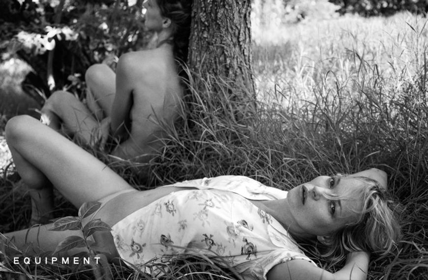 Kate Moss und Daria Werbowy für Equipment Spring/Summer