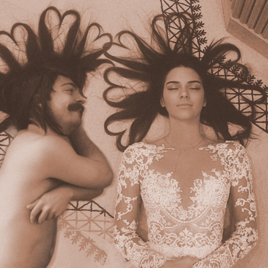 Kirby Jenner war selbstverständlich auch auf dem Original-Bild von Kendall Jenners berühmten #hearthair-Foto dabei. 
