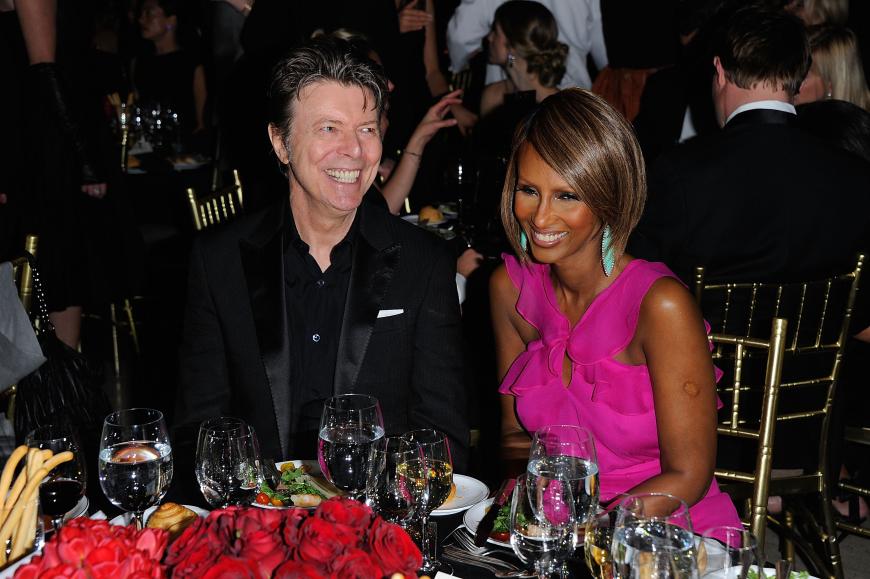 David Bowie und seine Frau Iman im Jahr 2011
