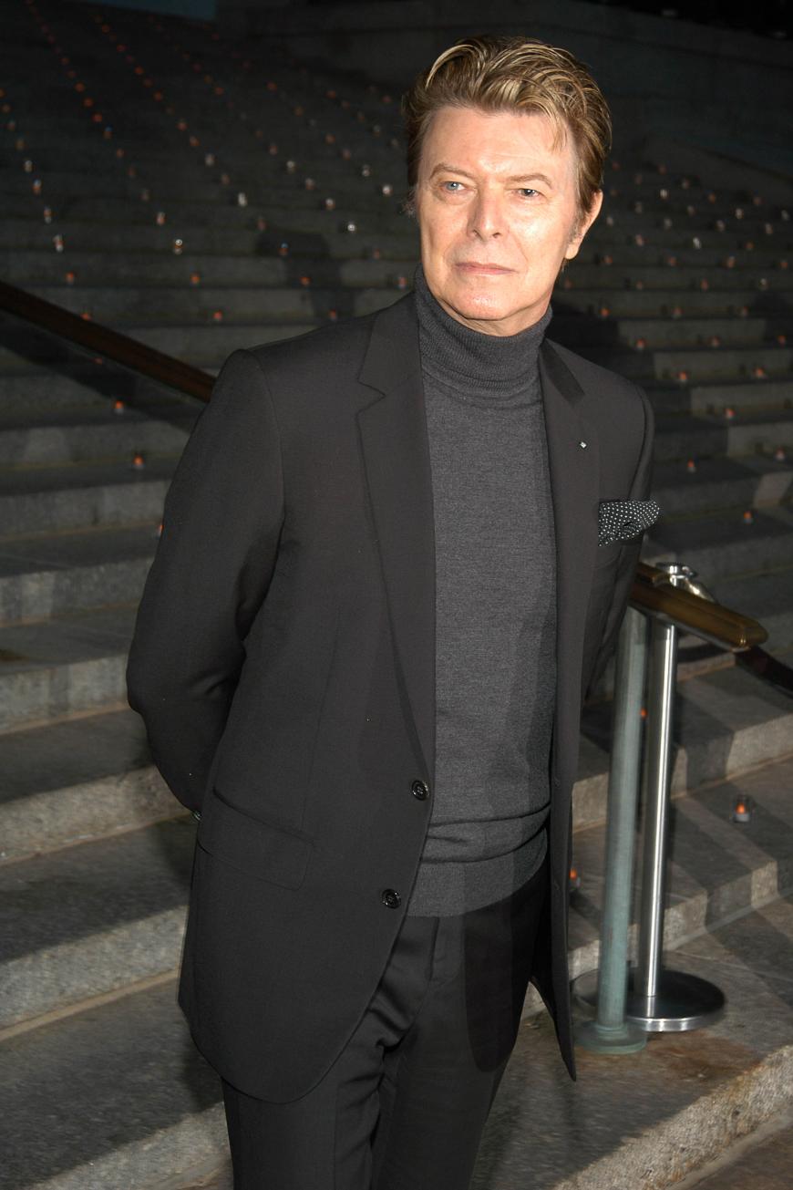 David Bowie wurde bereits eingeäschert.