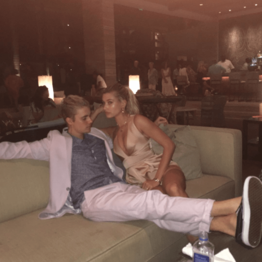 Biebs und das hübsche Model