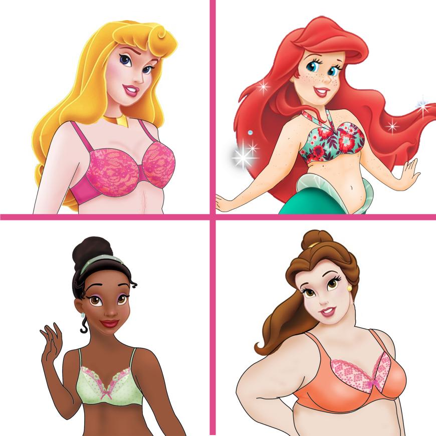 Dornröschen, Arielle, Prinzessin Tiani und Prinzessin Belle würden so auch abseits der Märchenwelt verzaubern.