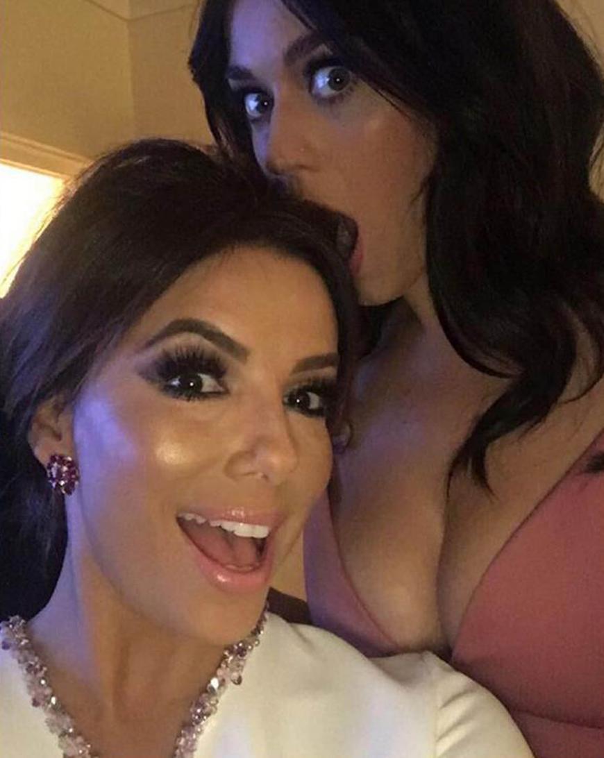 Echte Busenfreundinnen! Eva Longoria & Katy Perry verstehen sich prächtig!
