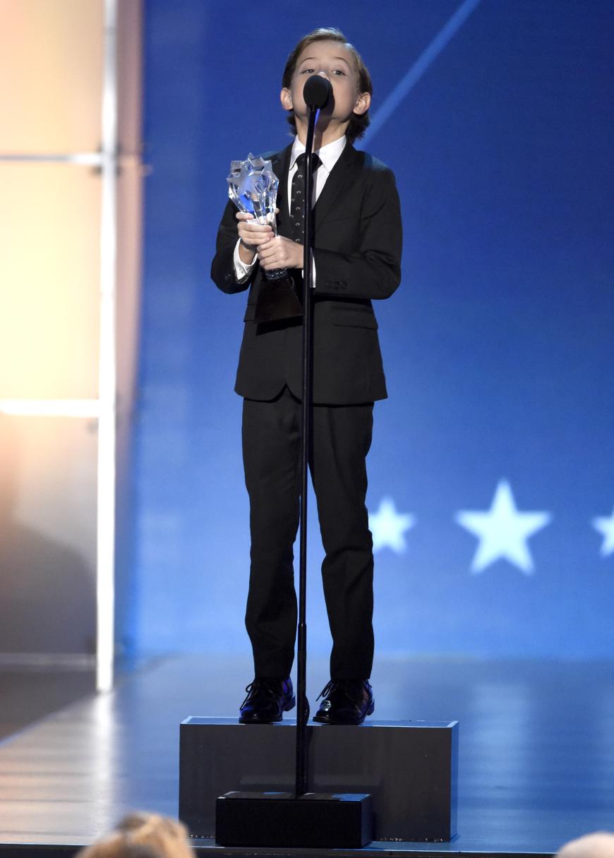 Jacob Tremblay stahl bei den Critics' Choice Awards allen die Show.